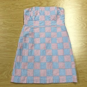 NWOT Vineyard Vines Kentucky Derby Strapless Dress